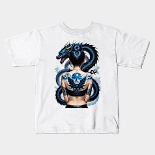 Tattooed Girl and The Cloud Dragon Kids T-Shirt